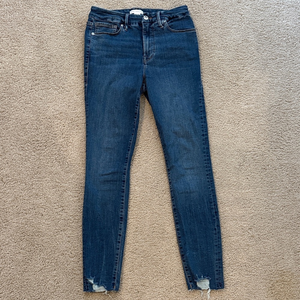 Good American Dark Blue Skinny Jeans